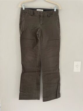 Banana Republic Green Straight-Leg Pants